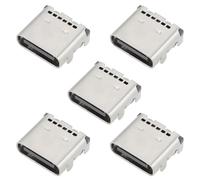 OTOTEC 5pcs Tipo C Porta di Ricarica Connettore Presa 24Pins Dock Socket Jack Parte Ricambio per Elettronica Porta di Alimentazione Sostituzione Progetti FAI DA TE
