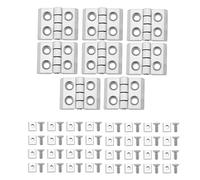 OTOTEC 8Pcs 2020 Cerniera Flessibile Profilo In Alluminio Cerniere Profilo In Alluminio Porta Flap Cerniera Accessori per Progetti FAI DA TE Telai Porte Telai Industriali