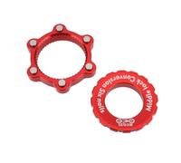 OTOTEC Adattatore Centerlock 6 Bulloni Compatibile con Shimano Compatibile con Mavic, Rosso