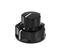 OTOTEC Bass Stacked Control Knob 00494110000 - Manopola di controllo compatibile con Fender 3/16" Top e 1/4" albero inferiore Mini Stack Pots