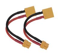 OTOTEC Cavo Adattatore Di Connessione Di Conversione XT90 Maschio A XT60 Femmina Da 2 Pezzi Con Cavo 12AWG Da 10 Cm/4 Pollici E Guscio Protettivo In Plastica Per Caricabatterie RC Lipo Ni-MH ESC