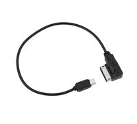 OTOTEC Cavo di ricarica AMI a USB 3.1 di tipo C compatibile con Audi A1 A3 A4L A5 A6L A8 Q3 Q5 A7 TT 2009-> 30 cm