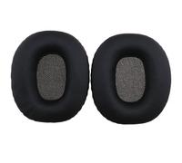 OTOTEC Coppia Di Cuscinetti Compatibile con Marshall Monitor Cuffie Cuscinetti Auricolari In Schiuma Di Pelle Proteica Di Ricambio Accessori Per La Riparazione Delle Cuffie Colore Nero