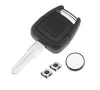 OTOTEC Guscio chiave telecomando a 2 pulsanti con HU46 chiave vuota SWC1 Touch Switch CR2032 a bottone compatibile con Opel Astra Vectra Zafira