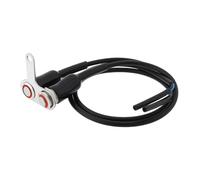 OTOTEC Interruttore A Pulsante Momentaneo ON/OFF In Acciaio Inossidabile Con Montaggio Regolabile 12V A LED Per Manubrio Di Moto Rosso