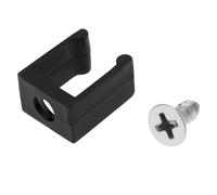 OTOTEC Kit di riparazione per sportello del carburante per auto, compatibile con Ford Transit Mk6 Mk7, clip per porta carburante con kit di ricambio a vite, in plastica nera, 2 pezzi