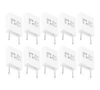 OTOTEC Resistori verticali non induttivi in cemento, 5 W/0,47 ohm, 0R47, adatti per amplificatori audio, moduli di potenza, 10 pezzi