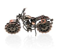 OTOTEC Retro Vintage In Metallo Moto Motocicletta Tono Bronzo Realizzato A Mano Modello In Metallo Fatto A Mano Ornamento Ruota Dentata Sculture Artistiche Regalo Da Collezione