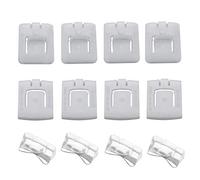 OTOTEC Set di 12 clip per guida scorrevole per sedile auto, 435881203A 171881213B, clip di fissaggio per fibbia in plastica, compatibili con MK1 MK2 MK3 Golf