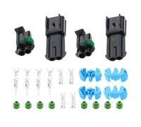 OTOTEC Set di 2 connettori a 2 vie sigillati serie 280 da 30 A per la maggior parte delle autovetture marine fuoristrada agricole sottofondo con terminale guarnizione impermeabile