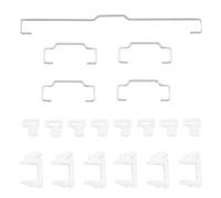 OTOTEC Stabilizzatori con filo rialzato 1 x 6.25u e 4 x 2u PCB a vite stabilizzatori compatibili con GH60 87 Tenkeyless Keyboard/MX tastiera meccanica Asse satellitare