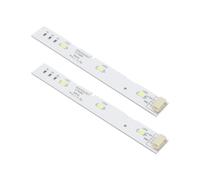 OTOTEC Striscia LED per frigorifero 0064001827, 2 pezzi, parte di ricambio per porta anteriore a LED, compatibile con Haier BCD-575WDBI per porta anteriore