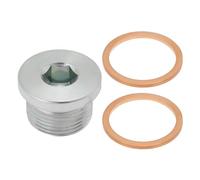 OTOTEC Tappo di scarico dell'olio per auto, 2 pezzi, M22 x 1,5 mm, tappo di scarico a vite con anello di tenuta, ricambi per auto compatibili con motori Fiat Ducato (1994-2023) 2.3 2.5 2.8 3.0,