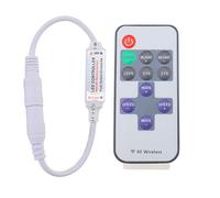 OTOTEC Telecomando Senza Fili RF per dimmer a Singolo Colore LED DC 12V 12A Mini dimmer in Linea