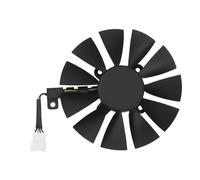 OTOTEC Ventola di raffreddamento per scheda video PLD09210S12HH, compatibile con ASUS STRIX R9 390X 390 RX480 GTX 980Ti 1060 1070 1080 Scheda grafica 12V/0.4A
