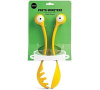 Ototo Mostri per Pasta e Insalata, Set di cucchiai e forchette, Senza BPA, 30,3 x 8,6 x 5,7 cm, Plastica, Giallo