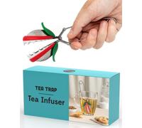 OTOTO Trappola per tè sciolto più ripida - Diffusore di tè per foglie di tè sciolte - Carino infusore per preparare tè aromatici - Porta tè a foglia sfusa - Filtro per gadget da cucina in acciaio inox