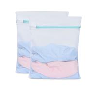 OTraki 2 Pezzi Sacchetti Lavatrice 30 x 40CM, Retina per Lavatrice con Cerniera Nascosta, Extra Large Sacchetti Lavatrice Biancheria, Riutilizzabile, Sacchetto Lavatrice per Delicati, Camicia, Calzini