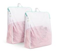 OTraki 2 Pezzi Sacchetti Lavatrice, Retina per Biancheria, Sacchetto Lavatrice 50x60cm, Riutilizzabili Proteggi Reggiseno per Lavatrice, Rete Resistente allo Strappo & Ultra Fine
