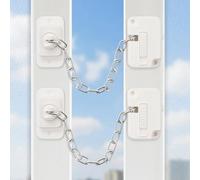 OTraki 4 Pezzi Lucchetto Frigorifero Bambini,Autoadesiva Blocco Frigorifero Regolabile,Blocca Cassetti per Bambini,Sicurezza Cassetti,Lucchetto Armadietto,Ferma Finestra,Blocca Porta