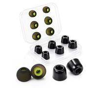 OTraki 6 Paia Cuscinetti Auricolari Di Ricambio In Silicone, Gommini Per Auricolari Memory Foam Earbud Tips, Eartips Di Ricambio Universali Per Cuffie In-Ear Apto Para Auriculares Intrauditivos(S/M/L)