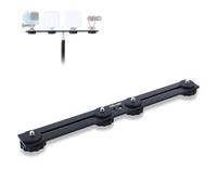 OTraki Dual Flash Bracket 30cm Staffa per Treppiede per Fotocamera in Alluminio con Foro Filettato da 1/4'' e 3/8'', Barra Di Estensione per Flash a Doppia Fotocamera per Treppiedi Luce LED Microfono