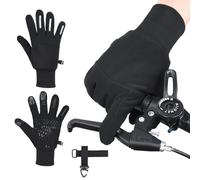 OTraki Guanti da Caldi Sportivi con Touch Screen, Impermeabili Guanti guanti da moto invernali Uomo Donna, Guanti Running Uomo Antivento Sottoguanti Termici Per Ciclismo, Running (XL)