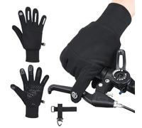 OTraki Guanti Da Caldi Sportivi Con Touch Screen Per Uomo E Donna, Impermeabili Guanti Moto Bici Guanti Ciclismo Invernali, Antivento Sottoguanti Termici Per Ciclismo, Running, Sci