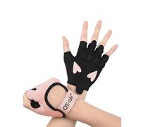 OTraki Guanti Sportivi Donna Rosa con Palmo Imbottito in Silicone