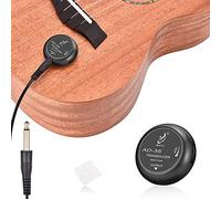OTraki Mini Piezo Passivo Pickup Contatto Microfono Trasduttore con 3 Metri Cavo 6.35mm Controllo del Volume per Chitarra Classica Popolare Acustica Violino Ukulele Mandolino Banjo (AD-35)