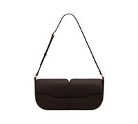OTroyllvaoT Piccola borsa a tracolla per le donne,Borsa a mano cento ascelle,Borsa classica vintage pochette,Borse ascellari in pelle, Ebano, 7.9*3.9*7.1 inches