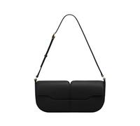 OTroyllvaoT Piccola borsa a tracolla per le donne,Borsa a mano cento ascelle,Borsa classica vintage pochette,Borse ascellari in pelle, Nero-A, 7.9*3.9*7.1 inches