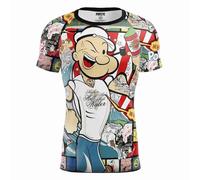 Otso Maglietta A Maniche Corte Popeye Art Show