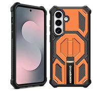 OttarScreen Custodia per Samsung Galaxy S25 FE con supporto magnetico | Grado militare resistente e durevole | Custodia per Samsung Galaxy S25 FE con magneti | Aggiornamento 2026 |