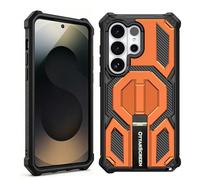 OttarScreen Custodia per Samsung Galaxy S25 Ultra con supporto magnetico | Grado militare resistente e durevole | Custodia per Samsung Galaxy S25 Ultra con magneti | Aggiornamento 2026 |