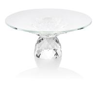 Ottaviani Alzata Accessorio Realizzato in Cristallo. Le Dimensioni Sono: cm 30x30 ; h cm 14. La referenza è 800401.