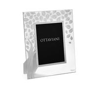 Ottaviani Portafoto della Collezione Albero della vita in Cristallo e foglia argento Tecnologia Silver Foil cm 13x18