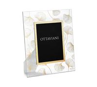 Ottaviani Portafoto della Collezione Soffio in Cristallo e foglia oro Tecnologia Gold Foil cm 13x18