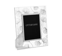 Ottaviani Portafoto della Collezione Soffio in Cristallo e foglia argento Tecnologia Silver Foil cm 13x18