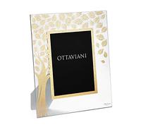 Ottaviani Portafoto della Collezione Albero della vita in Cristallo e foglia oro Tecnologia Gold Foil cm 13x18