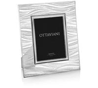 Ottaviani Portafoto della Collezione Il mare della vita in Cristallo e foglia argento Tecnologia Silver Foil cm 13x18