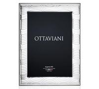 Ottaviani Portafoto fascia stretta della Collezione Mare in Miro Silver cm 18x24