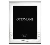 Ottaviani Portafoto fascia stretta della Collezione Mare in Miro Silver cm 18x24