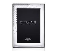 Ottaviani Portafoto fascia stretta della Collezione Scacchi in Miro Silver cm 18x24