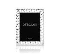 Ottaviani Portafoto fascia stretta della Collezione Torchon in Miro Silver cm 13x18
