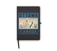 Ottawa Capitale del Canada Notebook, pagine bianche, copertina in ecopelle, agenda, diario, quaderno di lavoro