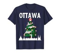 Ottawa, Orizzonte, Inverno, Neve, Canada, Canadese, Natale, NYE Maglietta