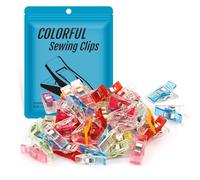 Ottemax Set di 60 pinze da cucito multiuso accessori patchwork per sostituire spille da cucire e marcare, colori assortiti