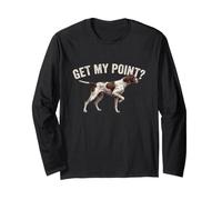 Ottenere Il Mio Punto - Pointer Inglese papà Cane da Caccia Maglia a Manica