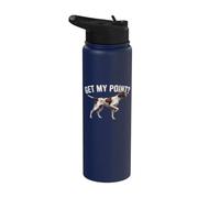 Ottenere il mio punto - Pointer inglese papà cane da caccia Stainless Steel Insulated Water Bottle
